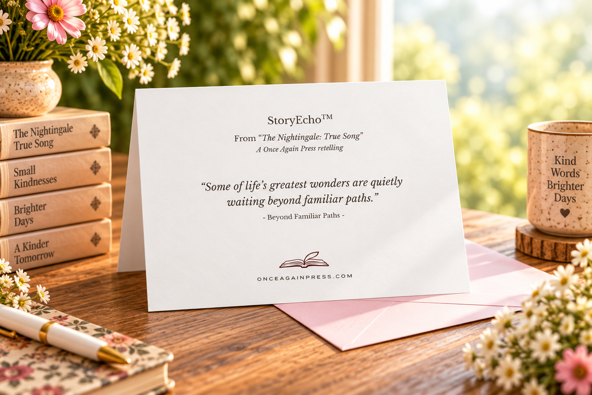 Beyond Familiar Paths — Greeting Card