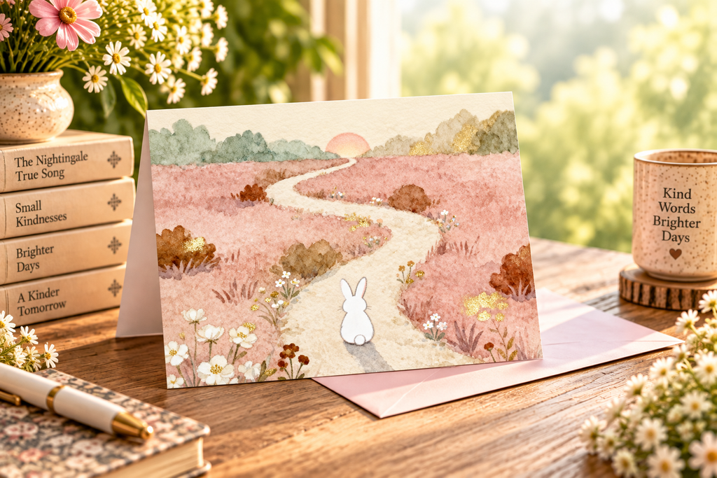 Beyond Familiar Paths — Greeting Card