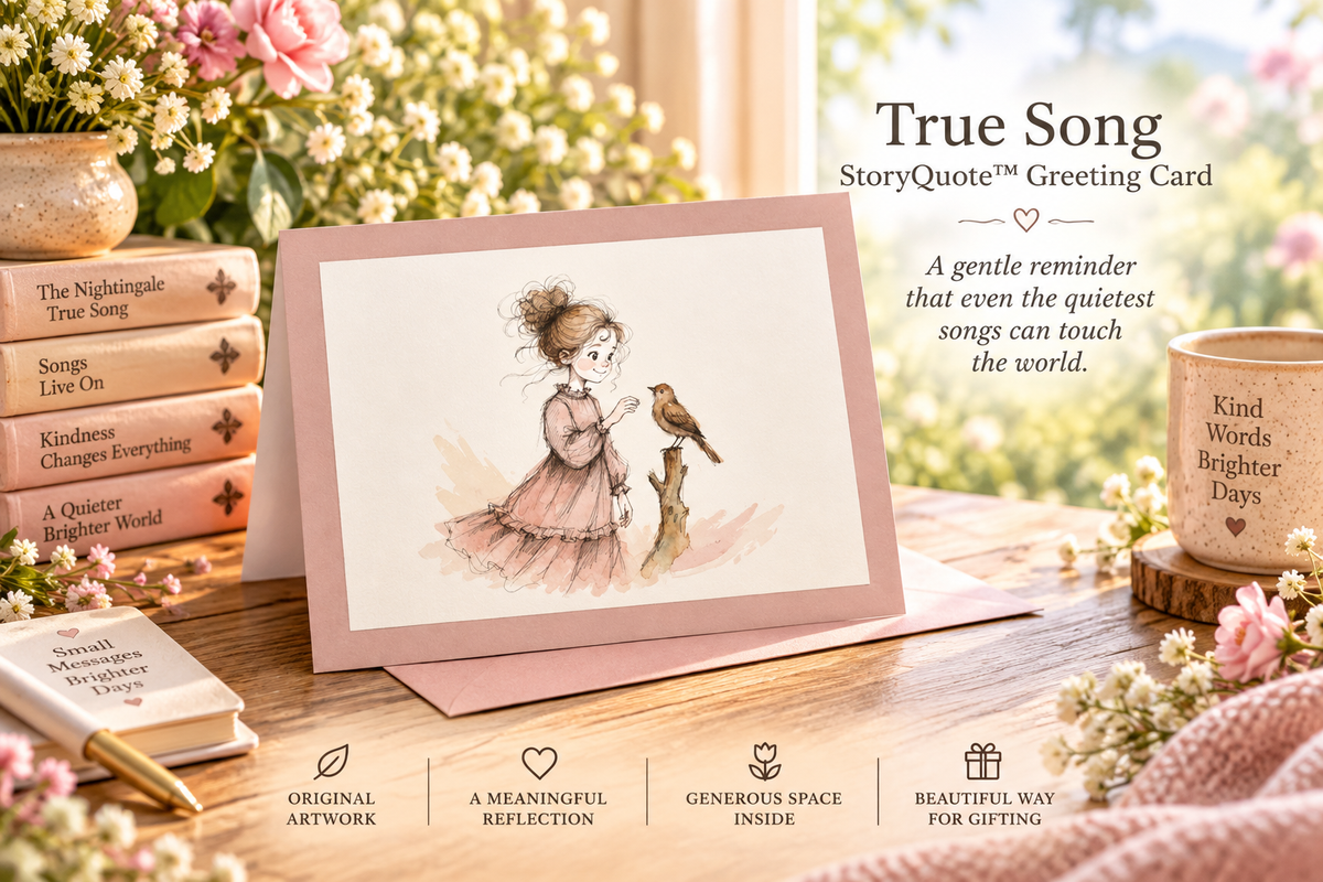 True Song — Greeting Card · Rose Edition