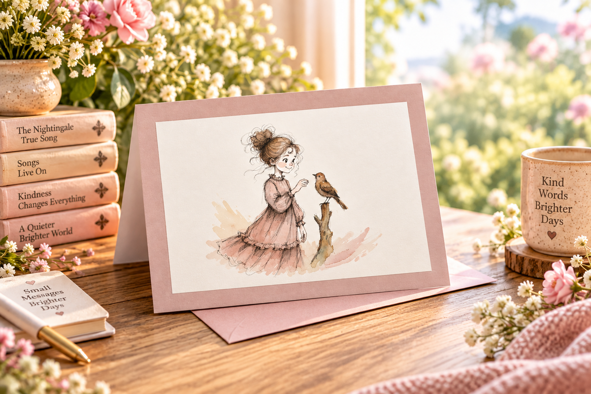 True Song — Greeting Card · Rose Edition