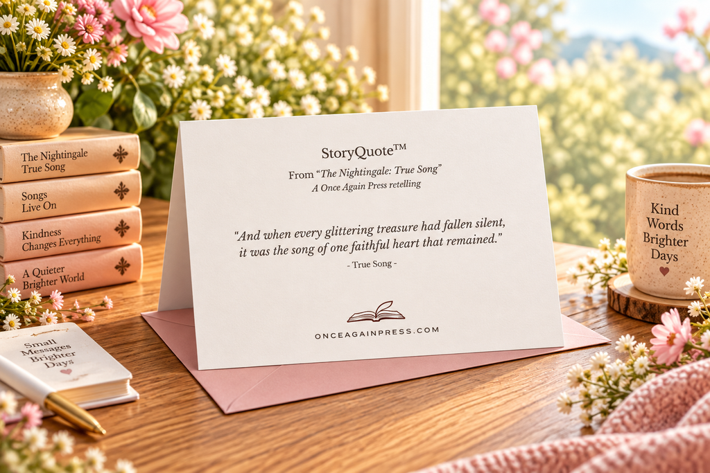 True Song — Greeting Card · Rose Edition