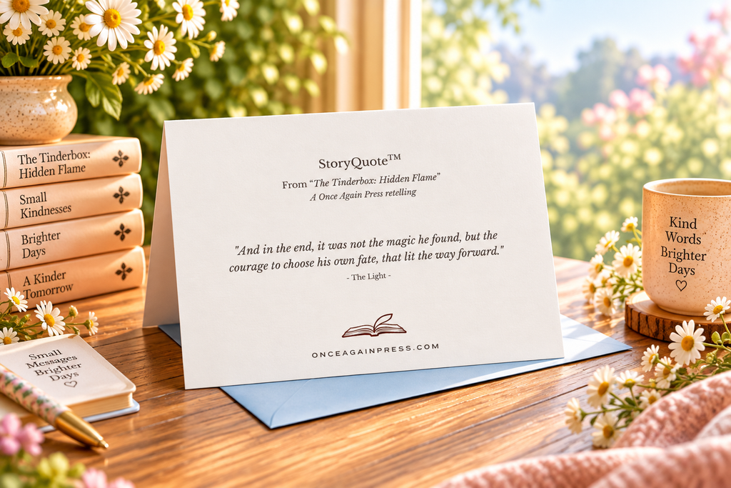 The Light — Greeting Card · Blue Edition