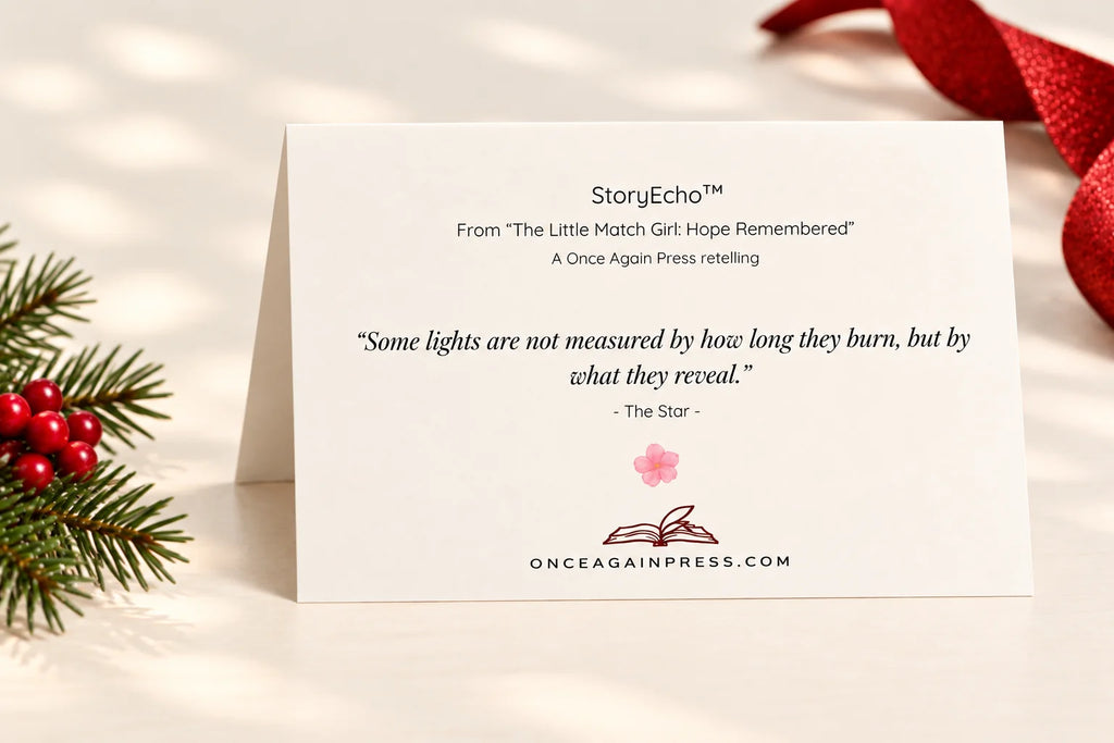The Star — Christmas Greeting Card (Single Card)