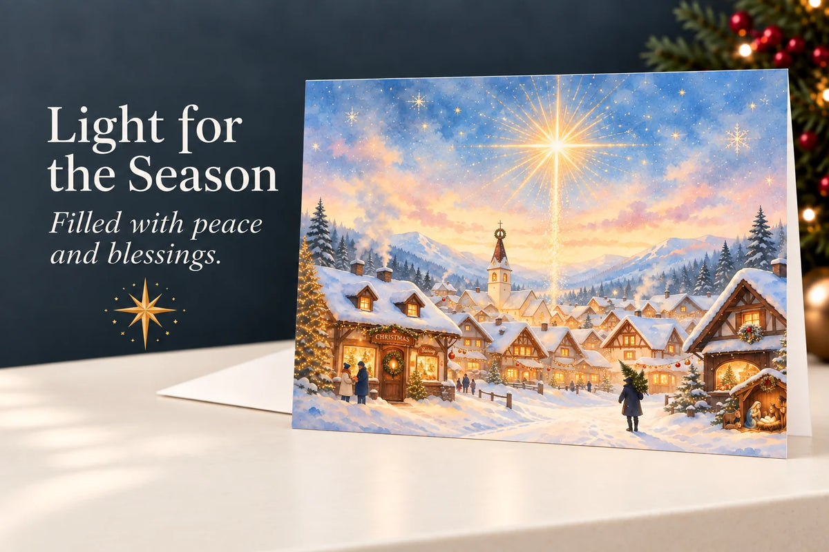 The Star — Christmas Greeting Card (Single Card)